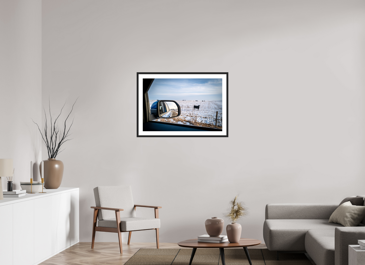 36 x 24″, Framed Prints Rearview Mirror