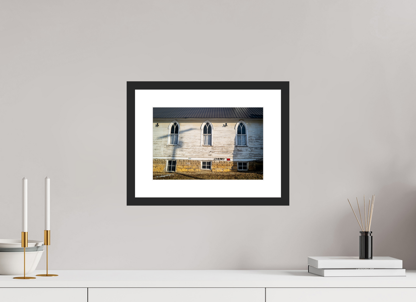 12 x 8″, Framed Prints Cursed