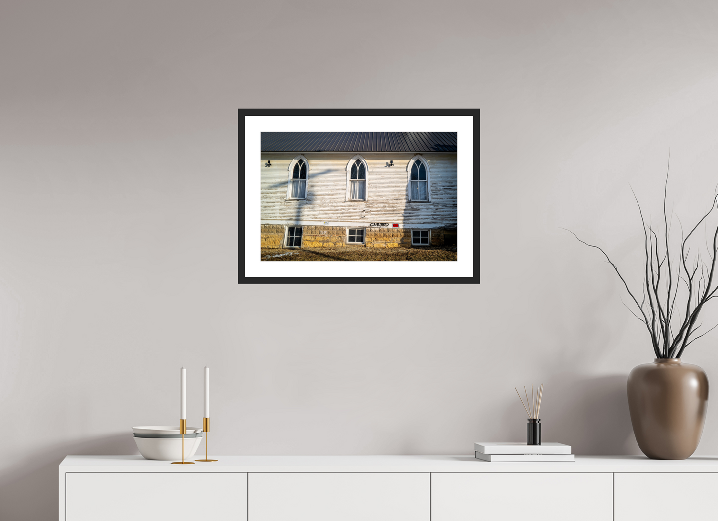 24 x 16″, Framed Prints Cursed