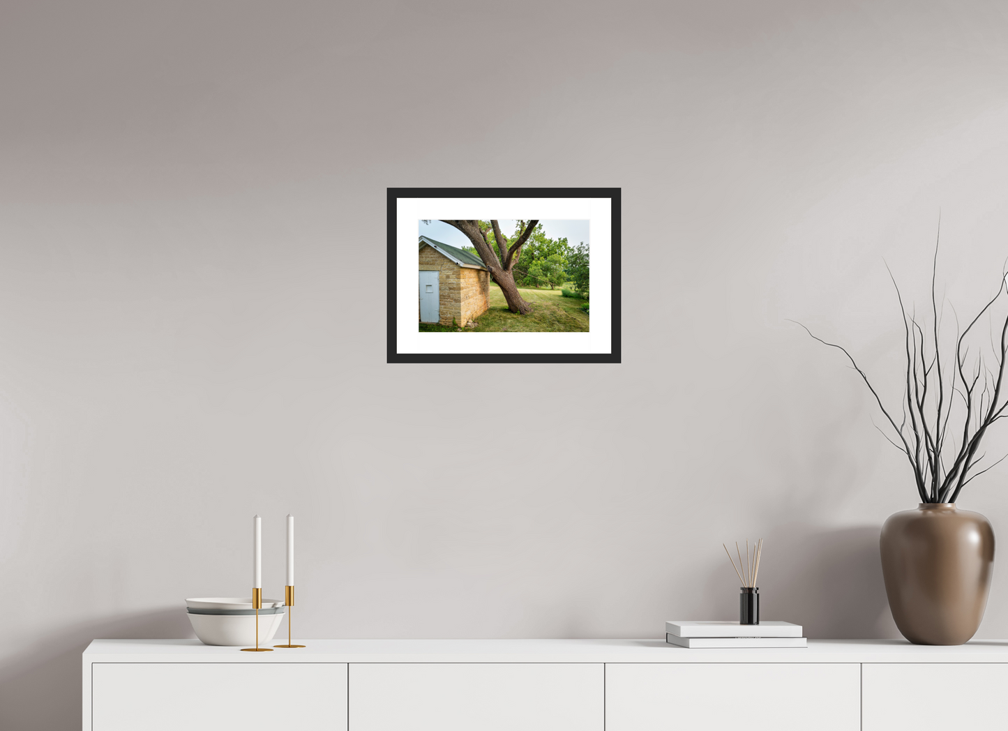 15 x 10″, Framed Prints Tree Trouble